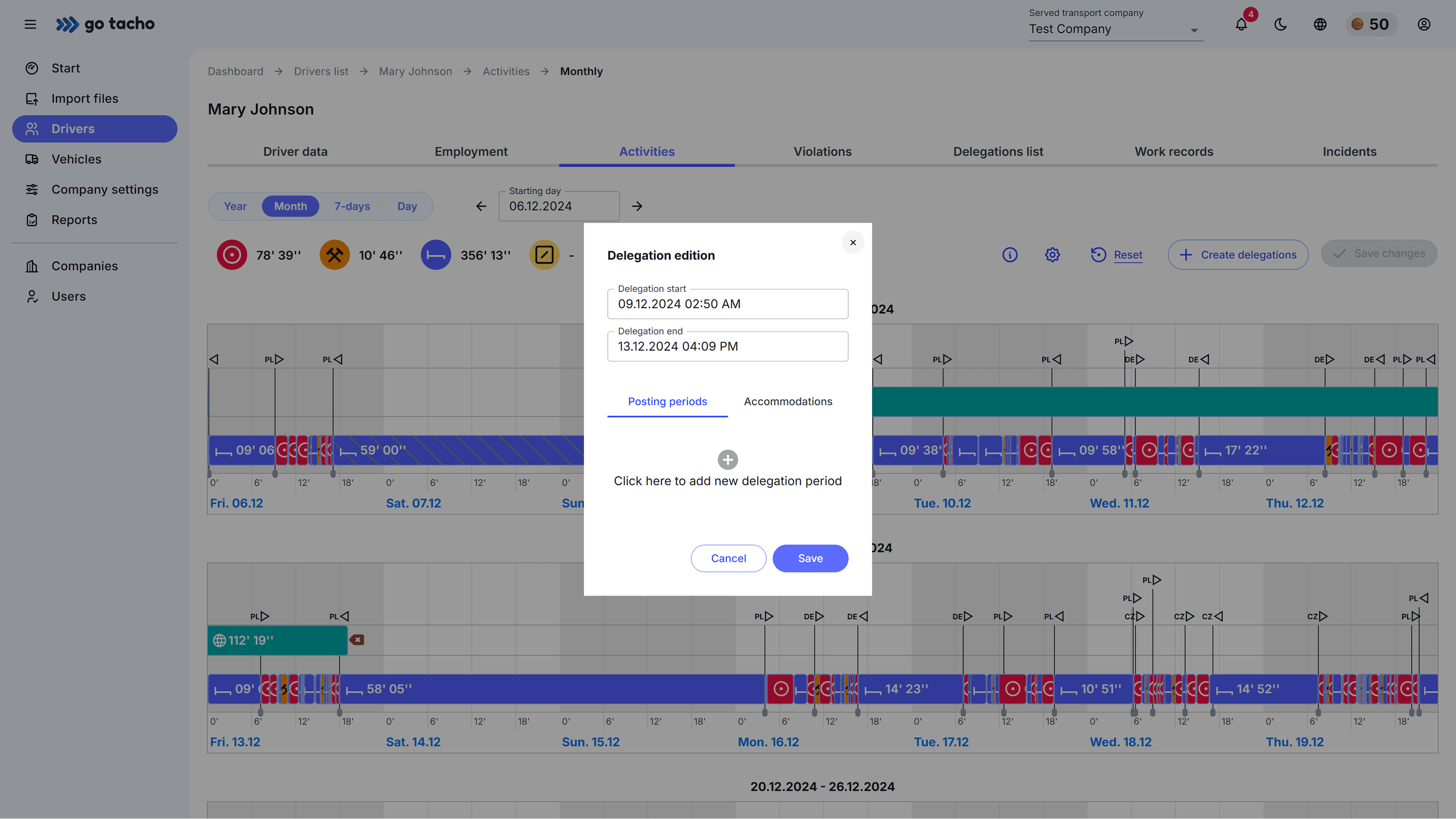 DelegationsScreenshot