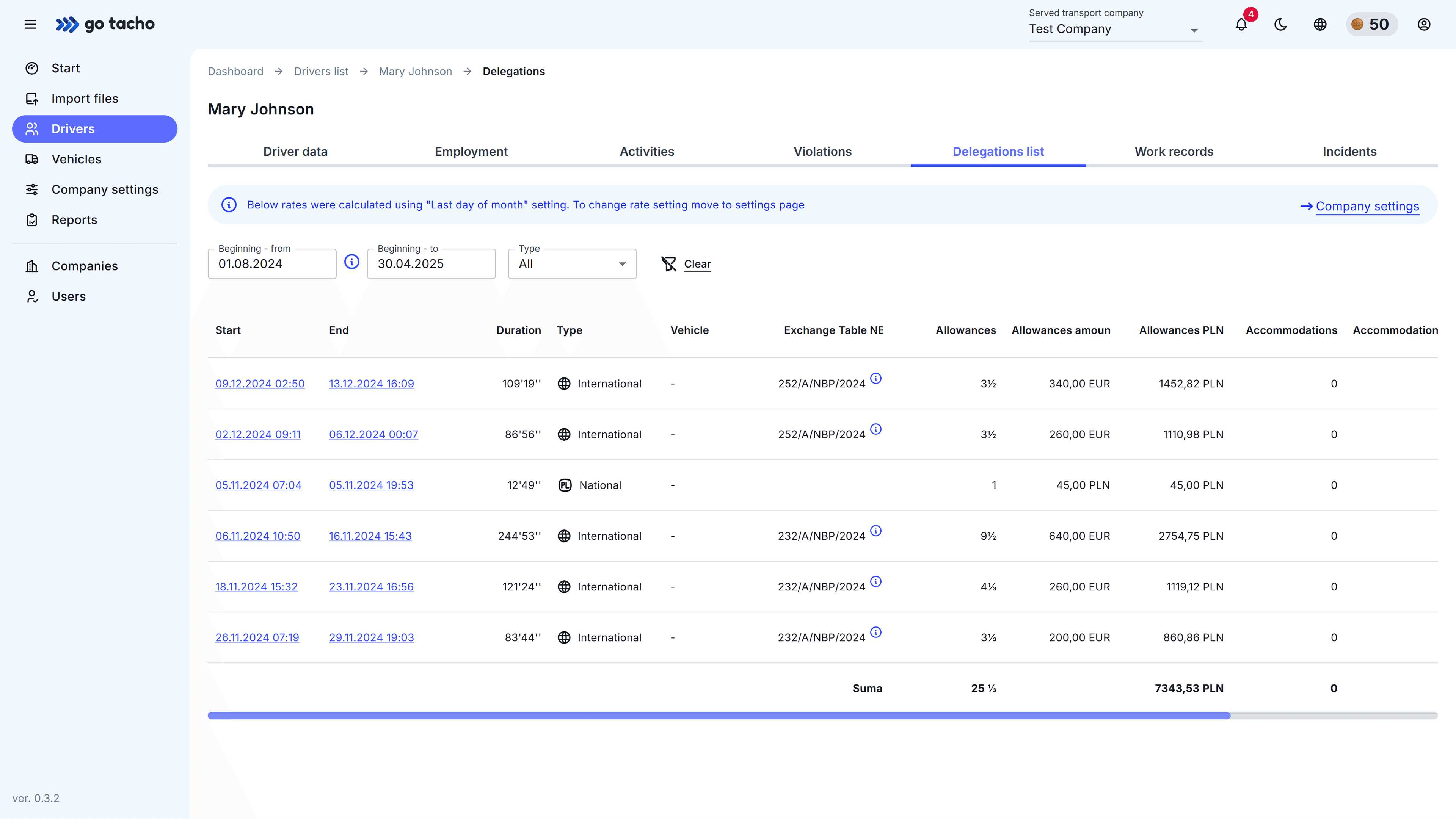 DelegationsScreenshot