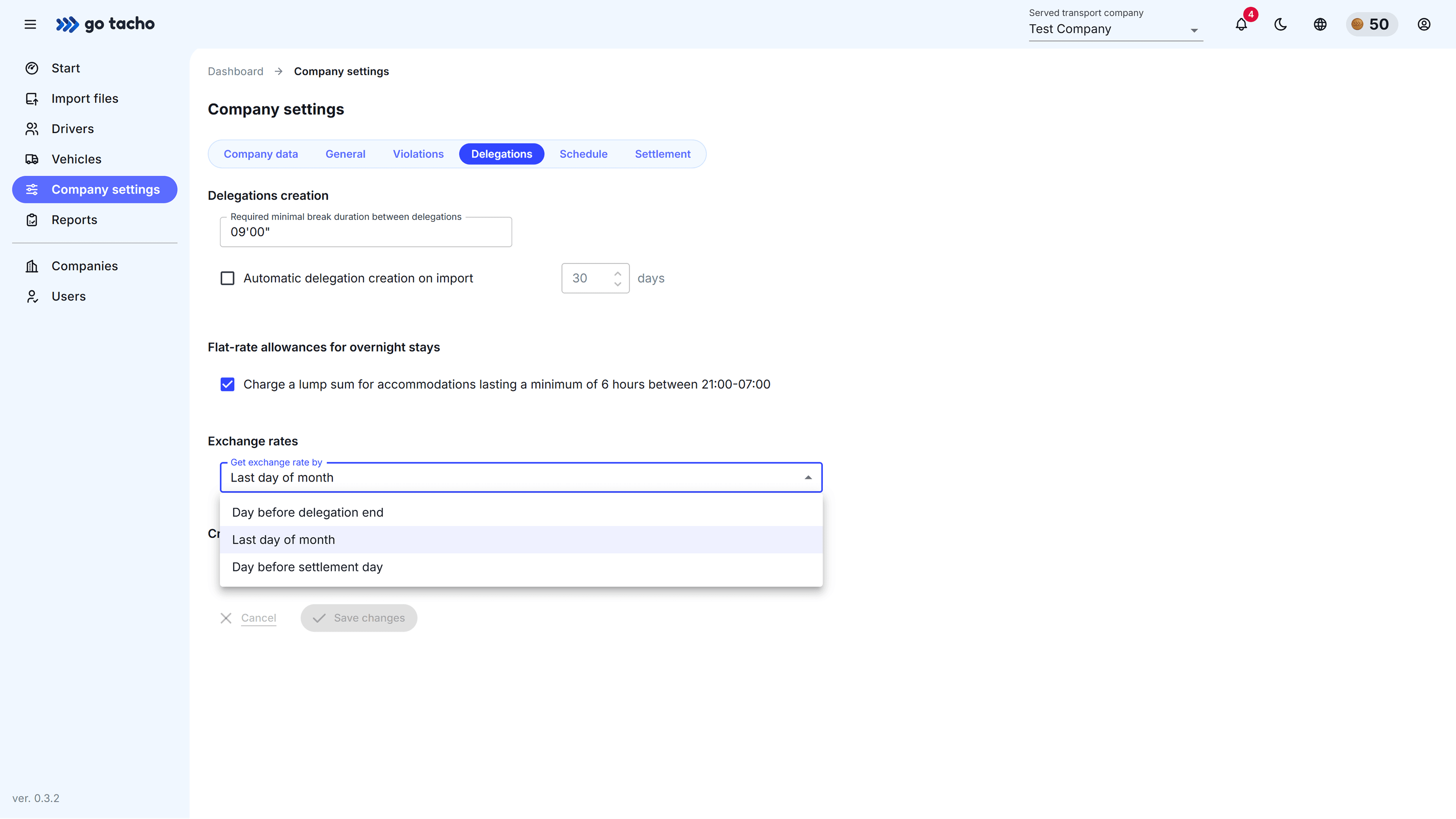 DelegationsScreenshot