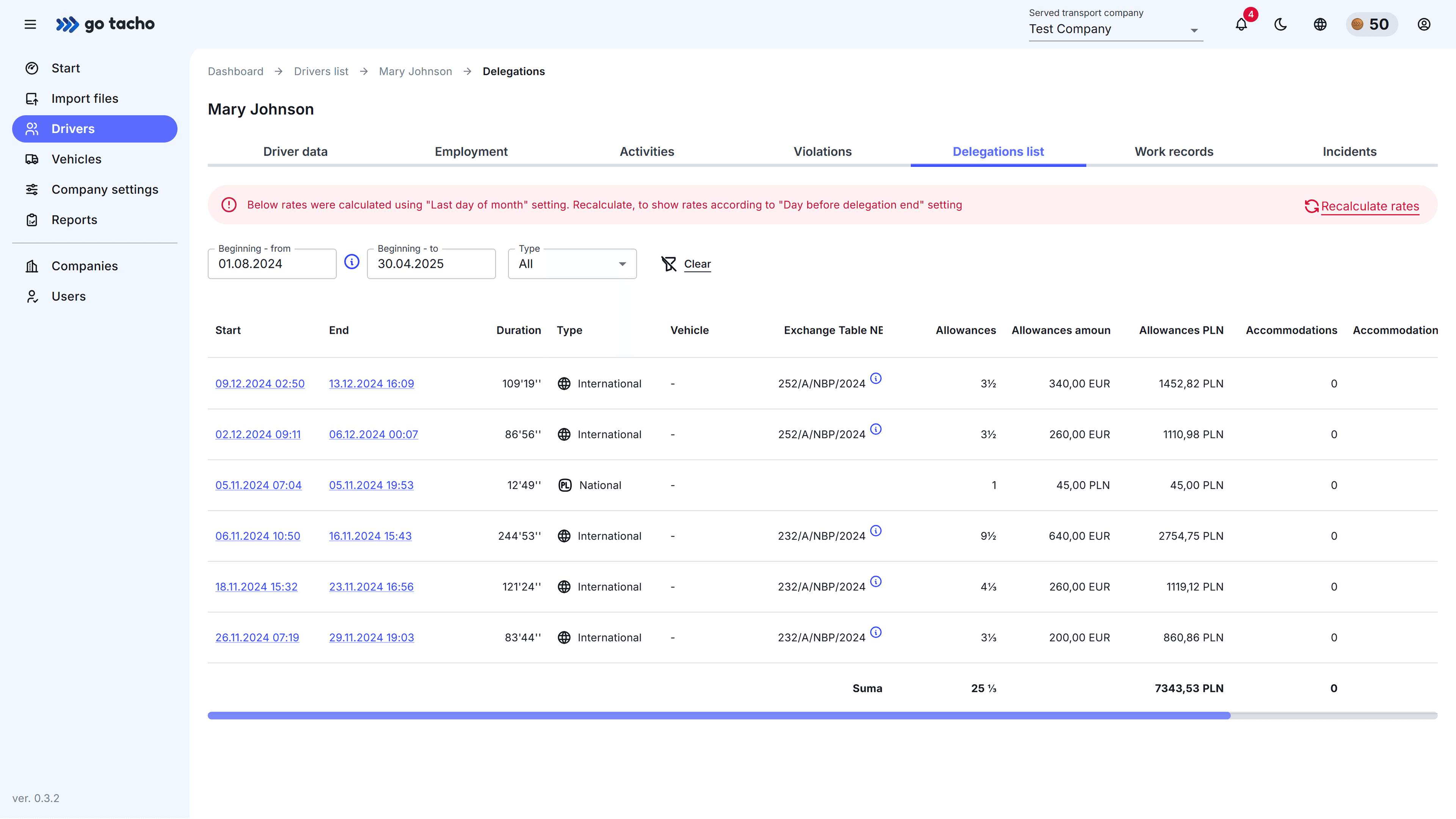 DelegationsScreenshot