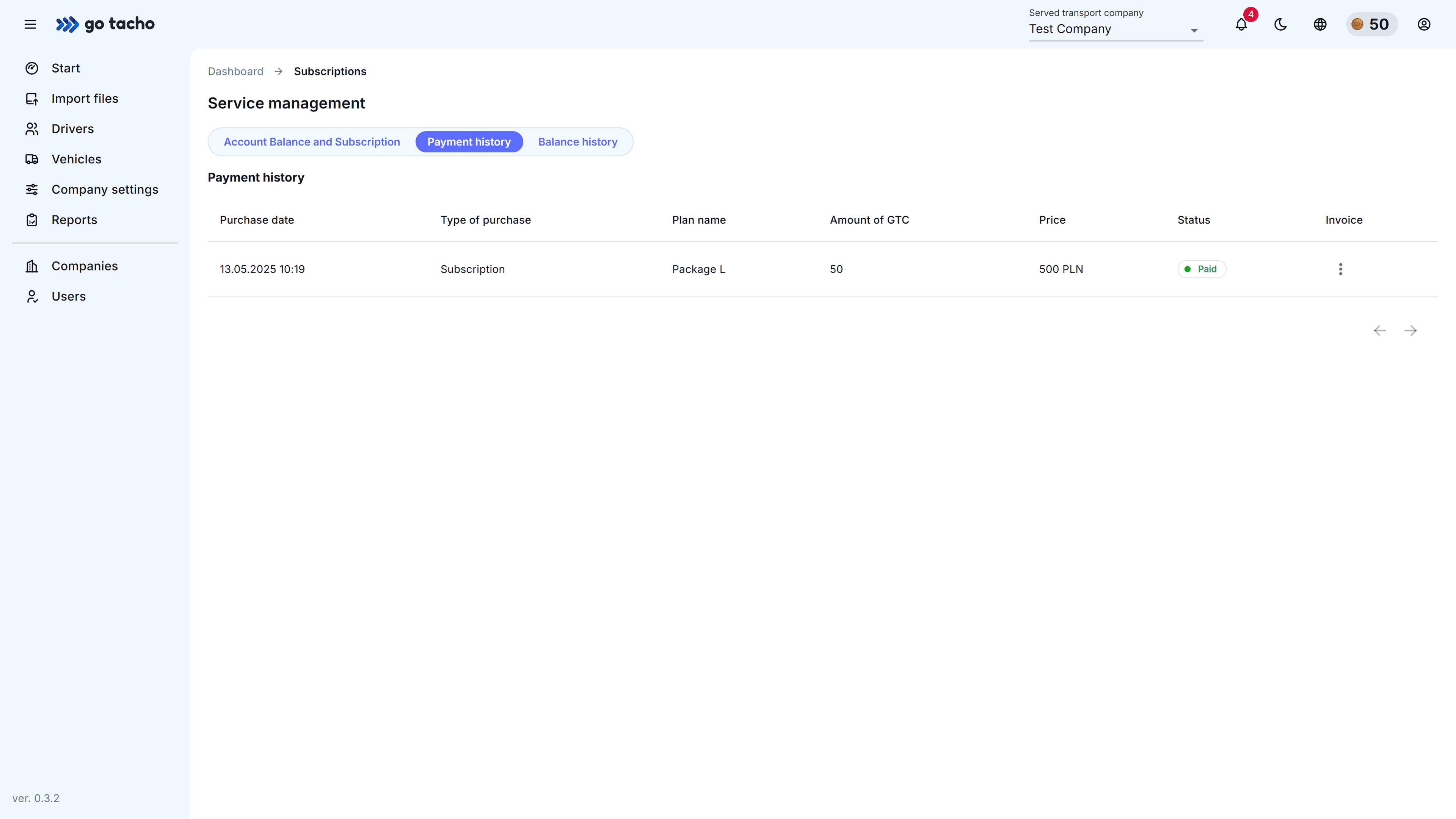 SubscriptionsScreenshot